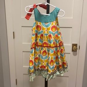 Girls 4t dress. Boutique brand. Euc. Smoke free.